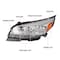 Spec-D Tuning 13-15 Chevy Malibu Oe Style Projector Headlight- Left 2LHP-MBU13-L-GO - alternate 3